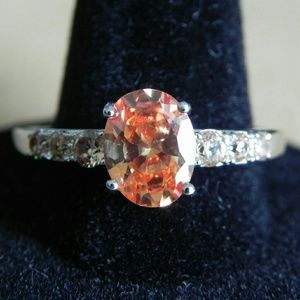 1.09 CTW. Citrine Ring
